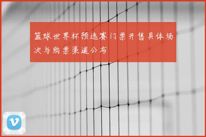篮球世界杯预选赛门票开售具体场次与购票渠道公布